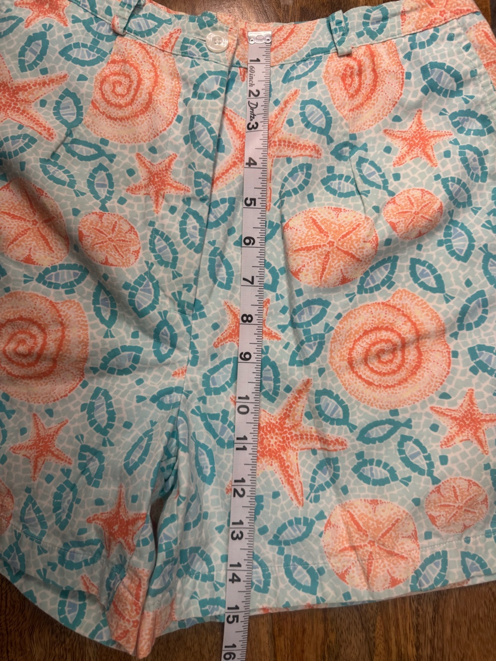 Lilly Pulitzer Seashell Starfish Coastal Print Shorts Size 4 - Picture 6 of 6